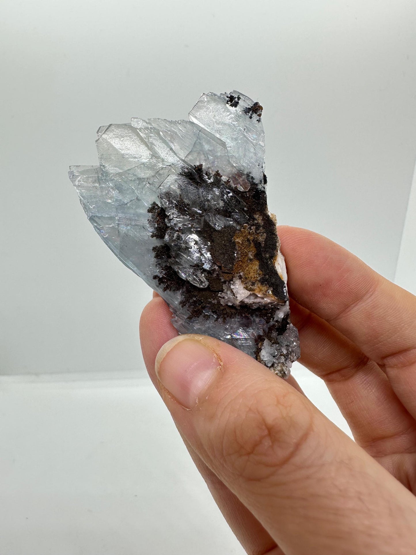 Blue Barite Cluster from Morocco