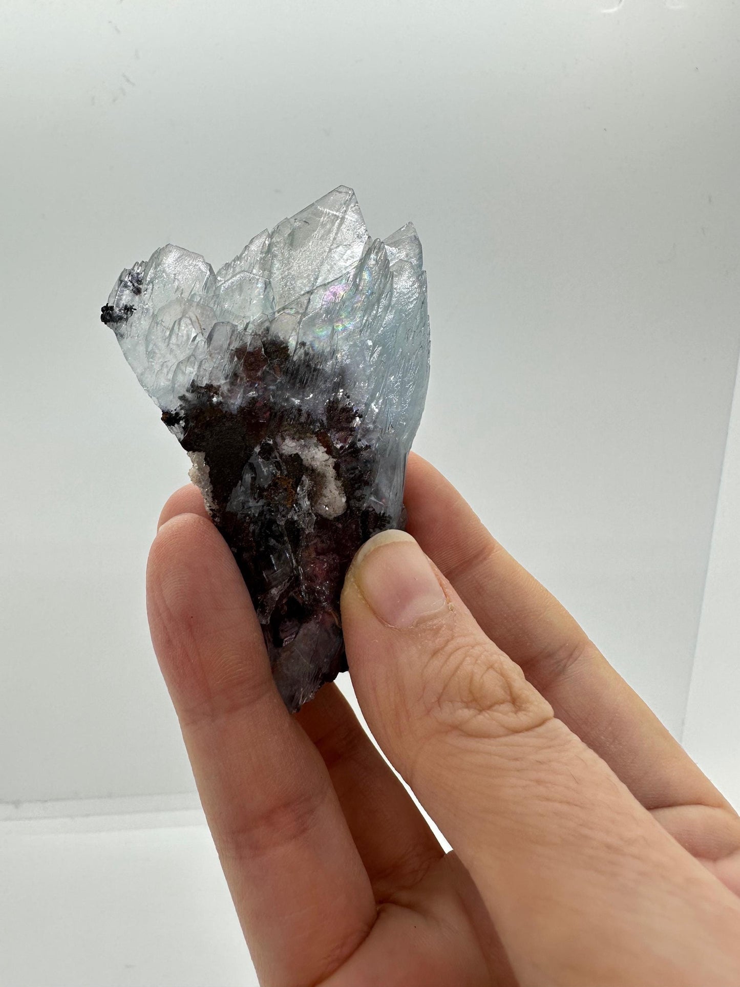Blue Barite Cluster from Morocco
