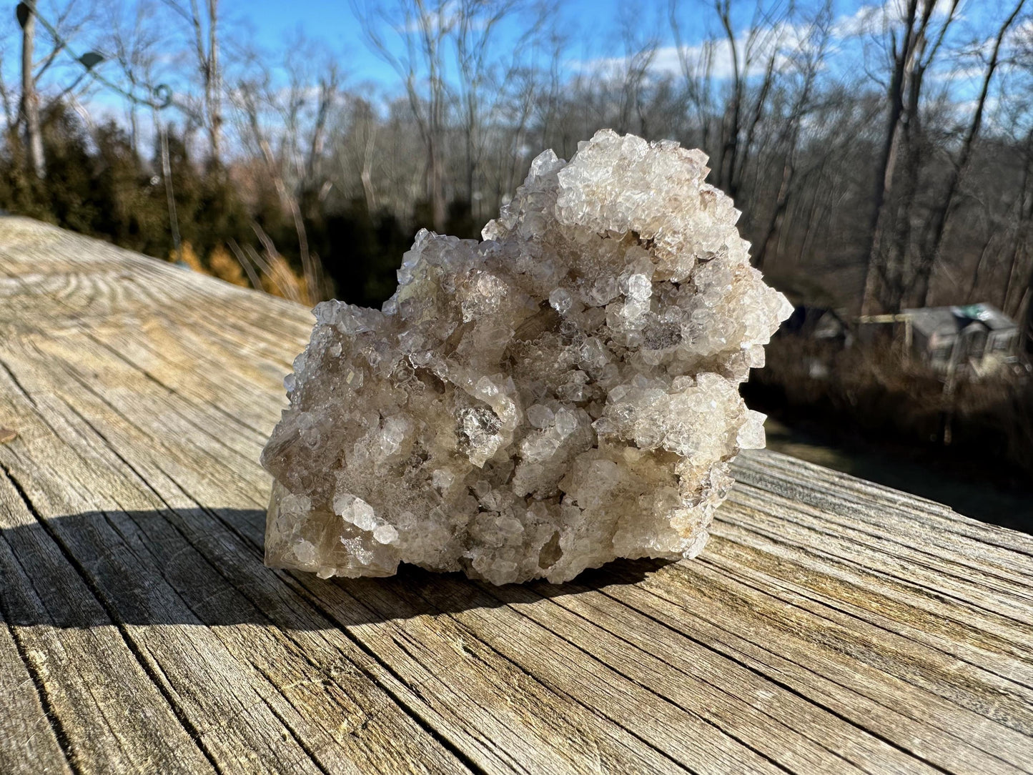 Yellow Fluorite with Quartz from Diana Maria Mine, England