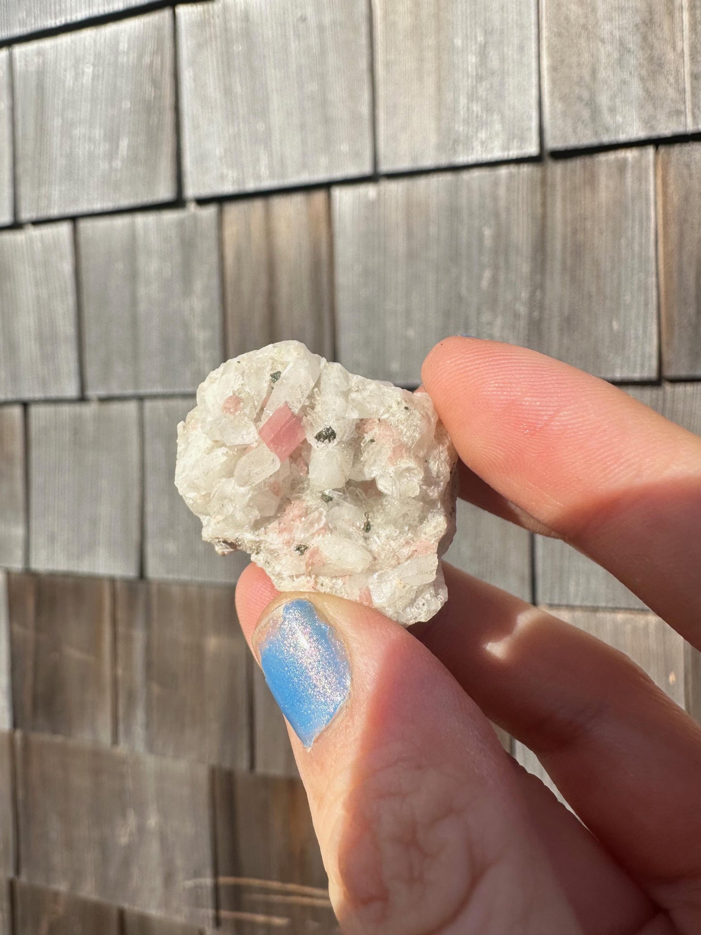 Rhodochrosite with Quartz from Silverton Colorado