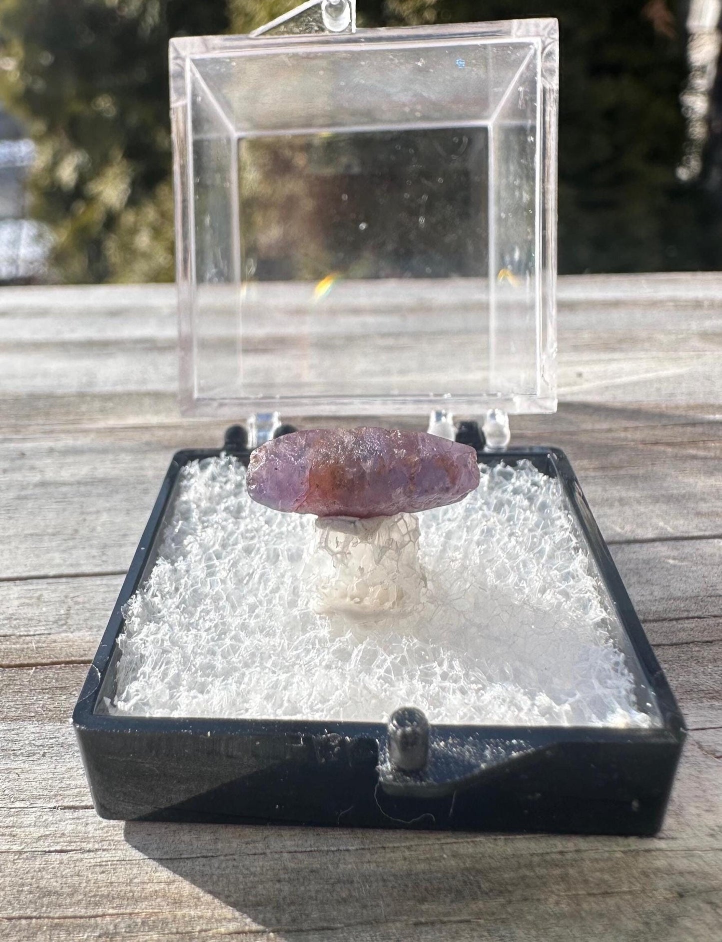 Purple Sapphire Crystal from Sri Lanka