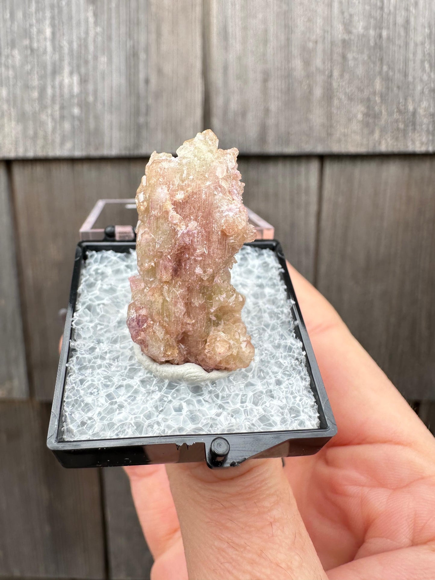 Vesuvianite Crystal Cluster from Jeffrey Mine Canada