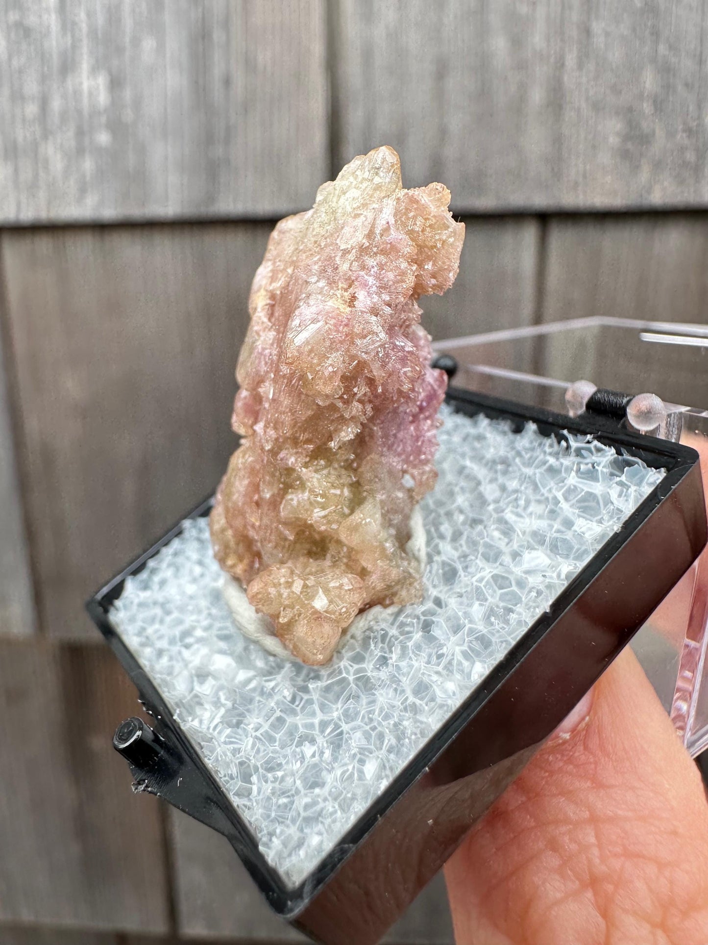 Vesuvianite Crystal Cluster from Jeffrey Mine Canada