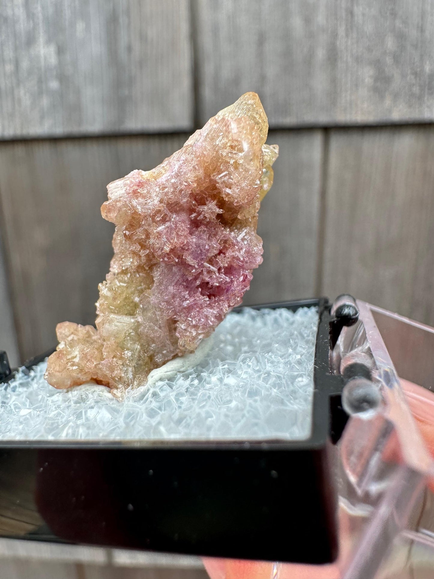 Vesuvianite Crystal Cluster from Jeffrey Mine Canada