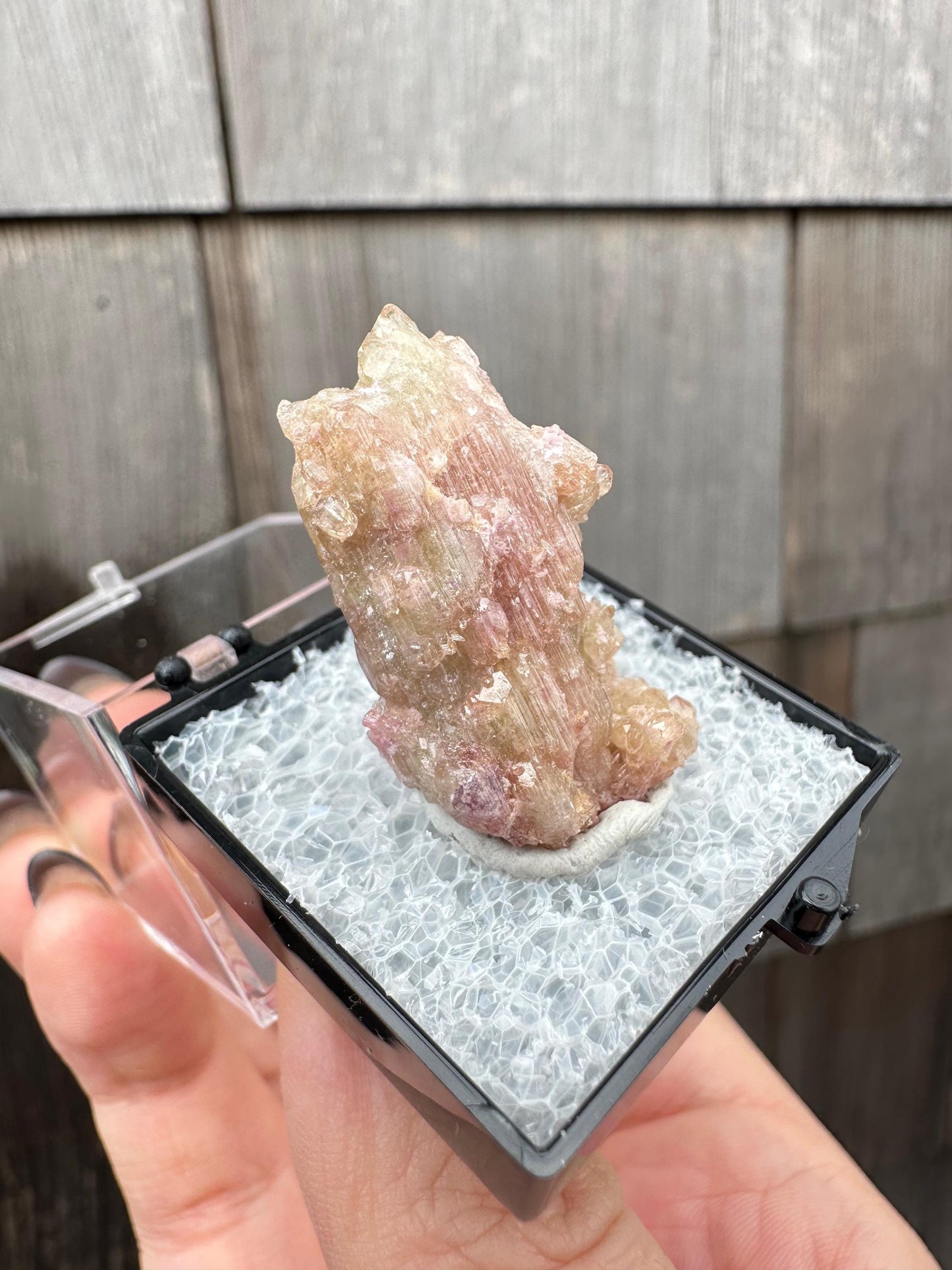 Vesuvianite Crystal Cluster from Jeffrey Mine Canada