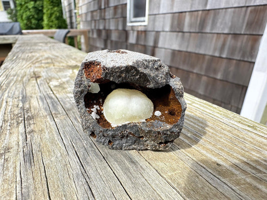 Botryoidal Calcite on Matrix from China