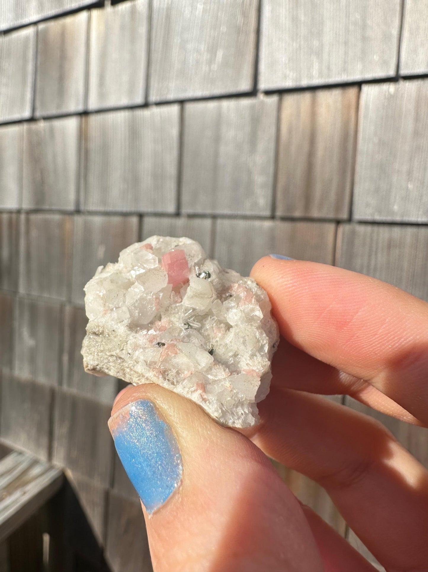 Rhodochrosite with Quartz from Silverton Colorado
