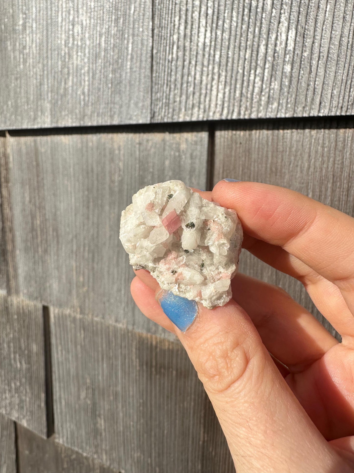 Rhodochrosite with Quartz from Silverton Colorado