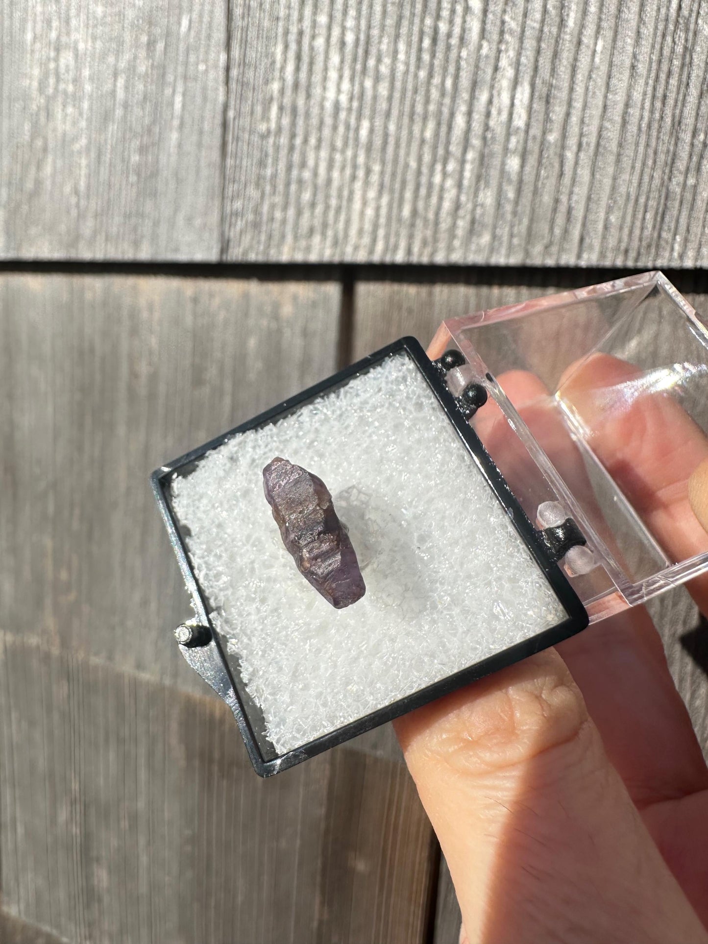 Purple Sapphire Crystal from Sri Lanka