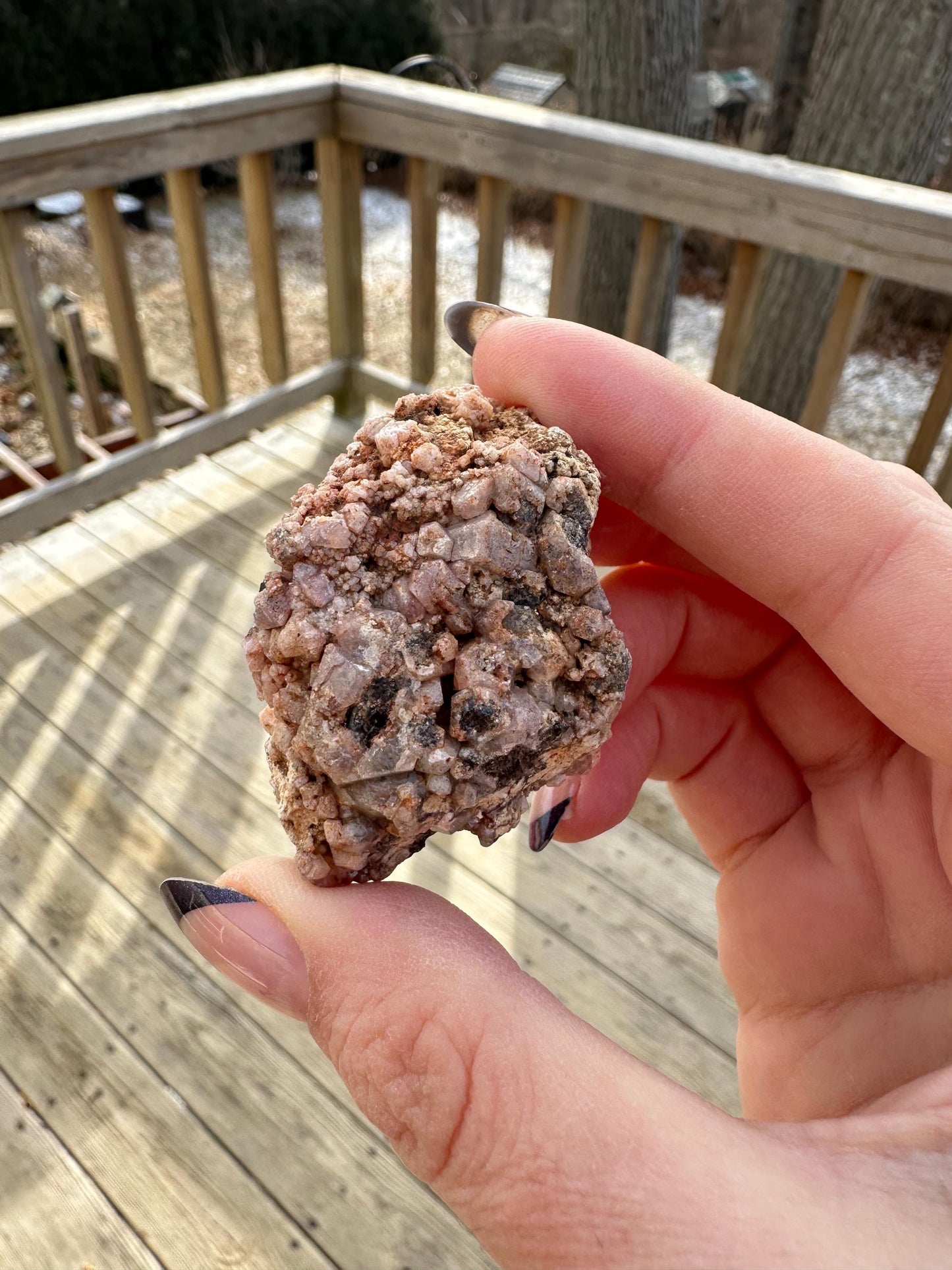 Pink Grossular Garnet from Xalostoc, Mexico