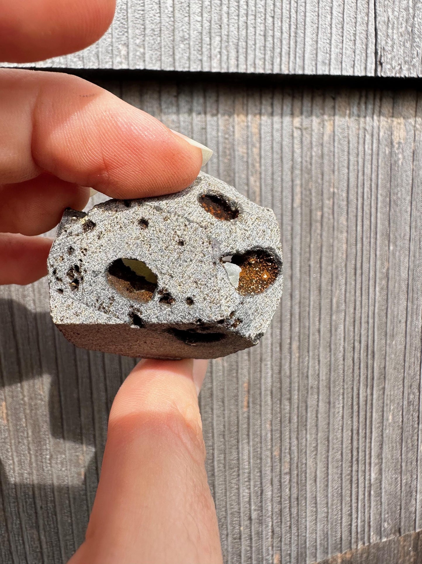 Botryoidal Calcite on Matrix from China