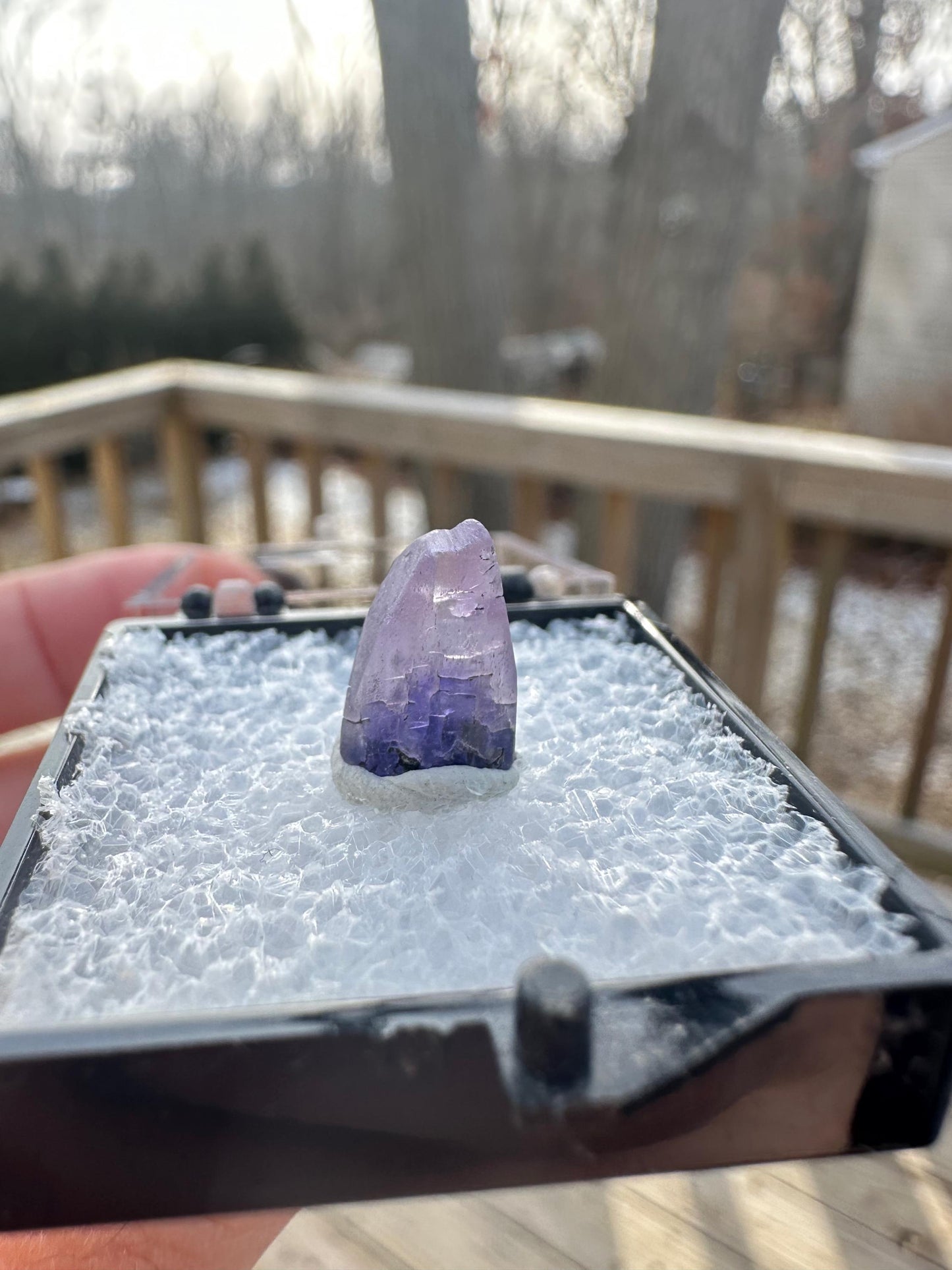 Terminated Tanzanite Crystal from Tanzania