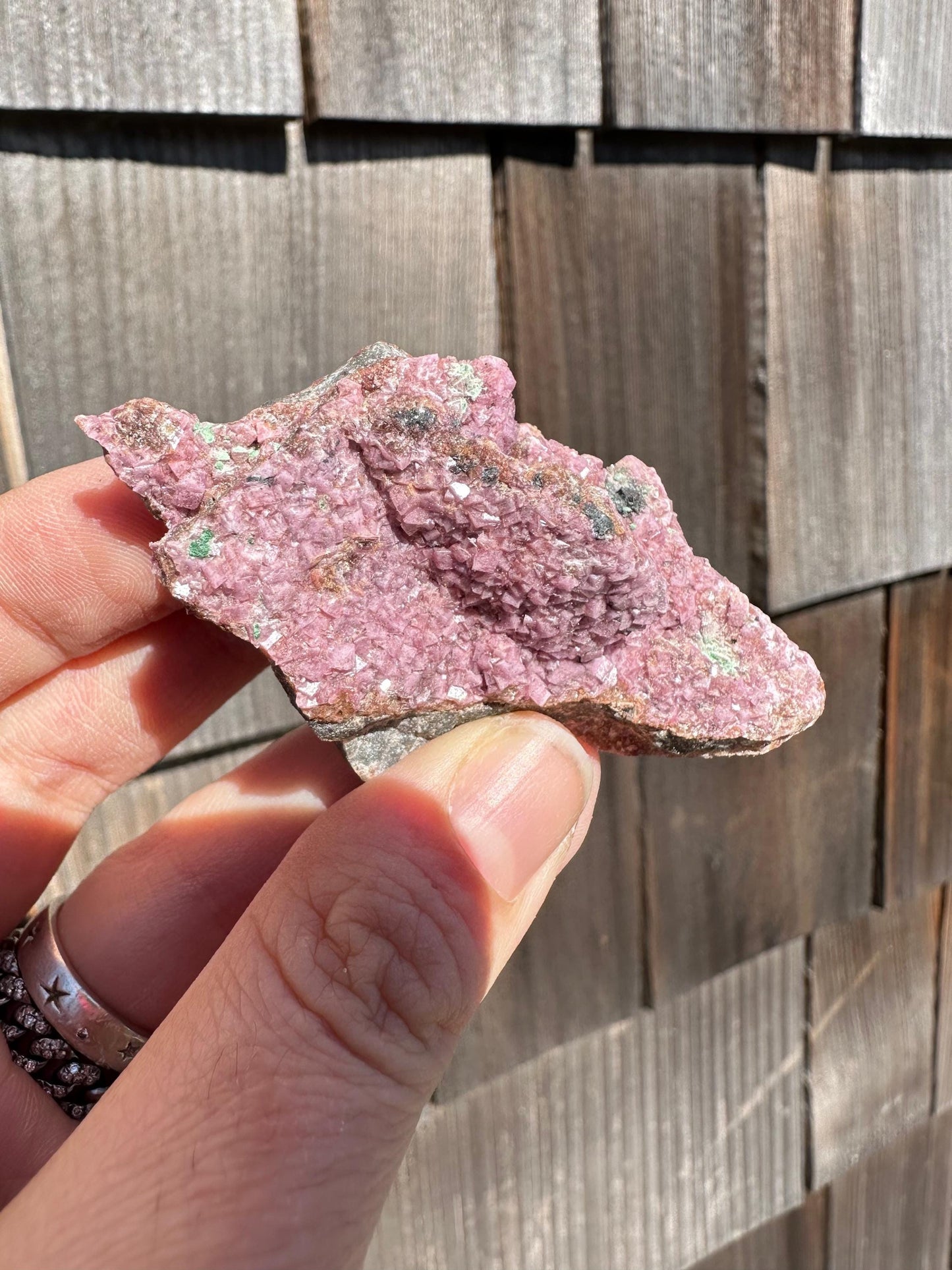 Pink Cobalto Dolomite Crystals from Morocco