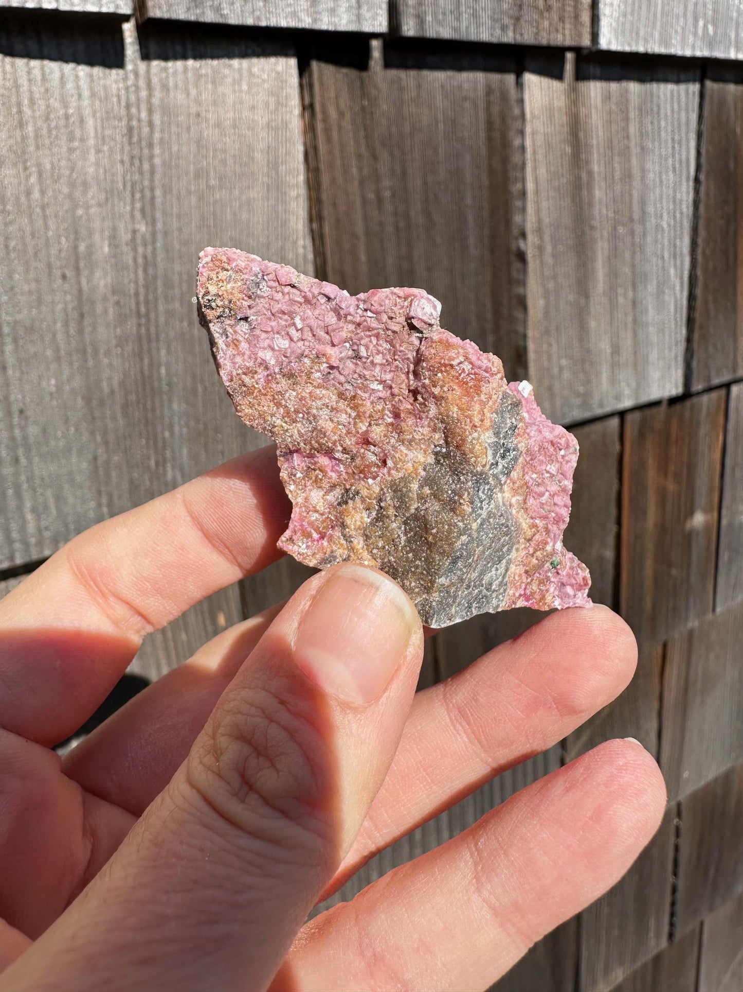 Pink Cobalto Dolomite Crystals from Morocco