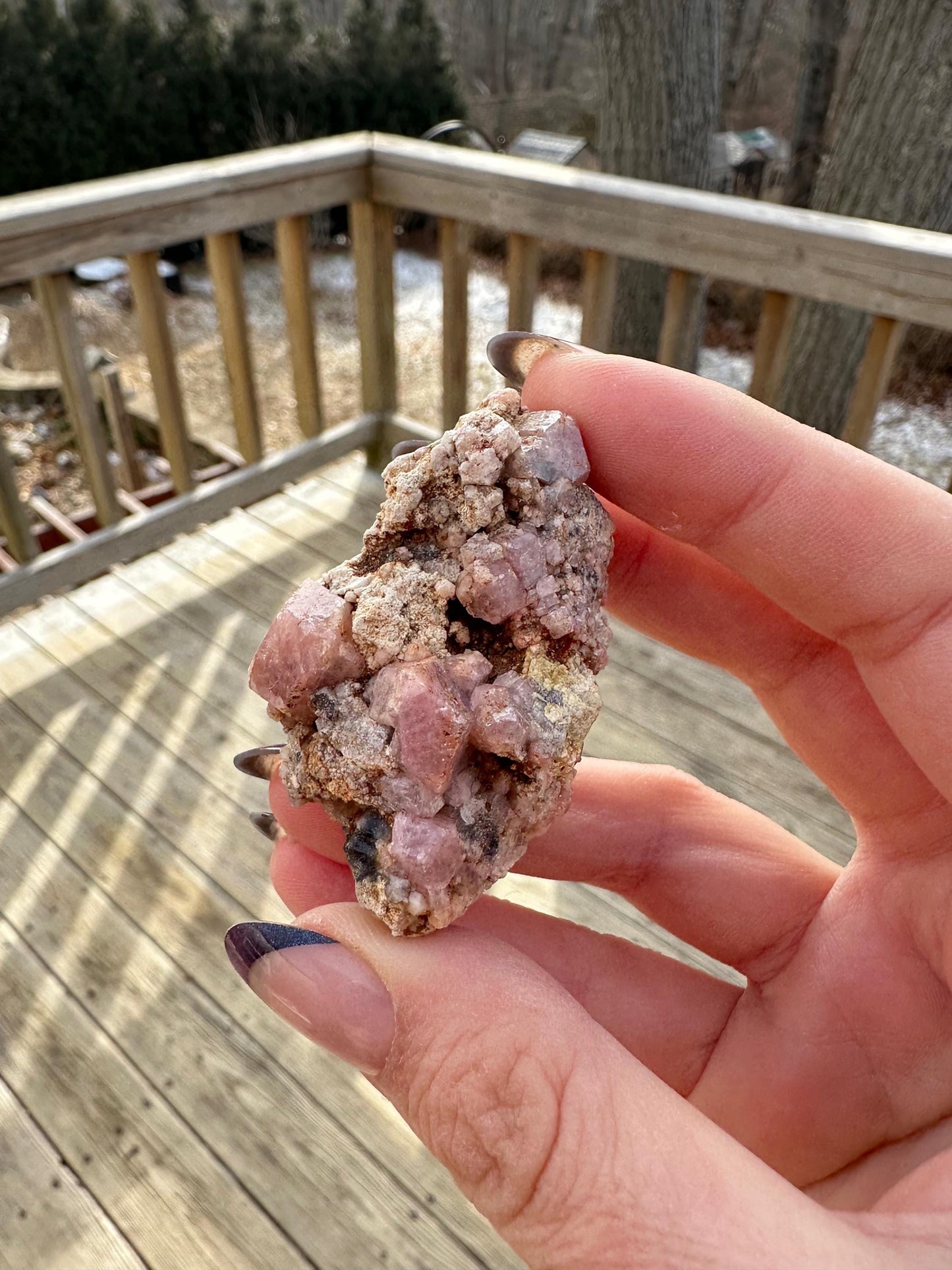 Pink Grossular Garnet from Xalostoc, Mexico