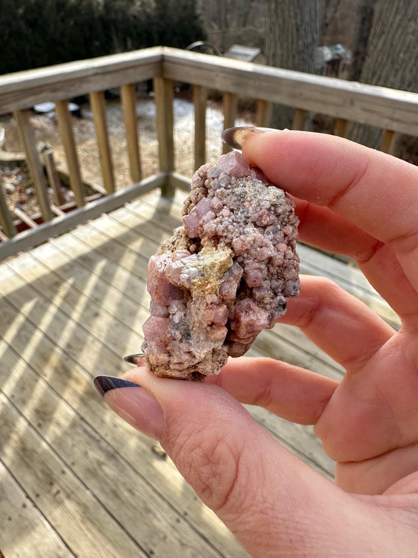 Pink Grossular Garnet from Xalostoc, Mexico