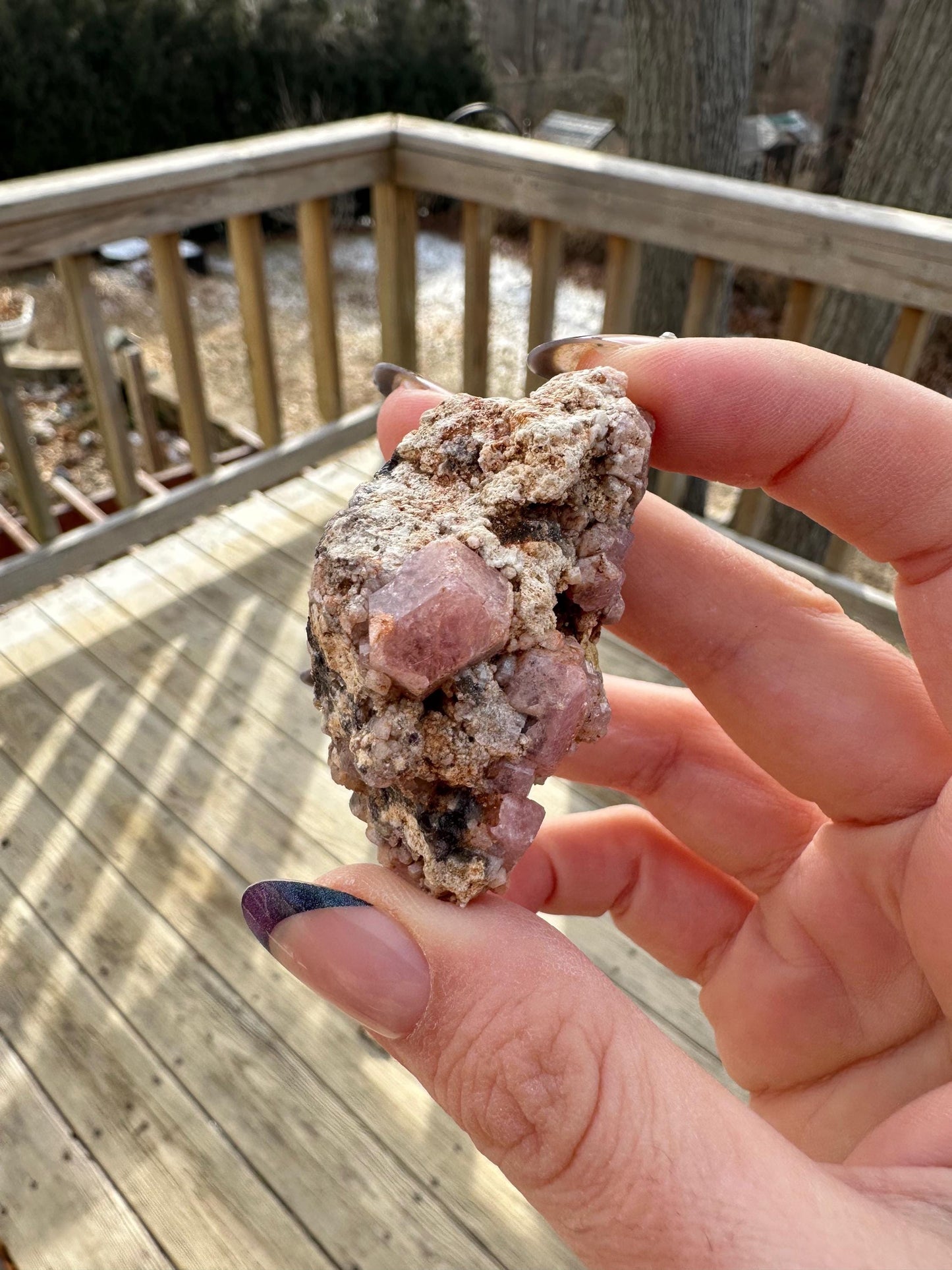 Pink Grossular Garnet from Xalostoc, Mexico
