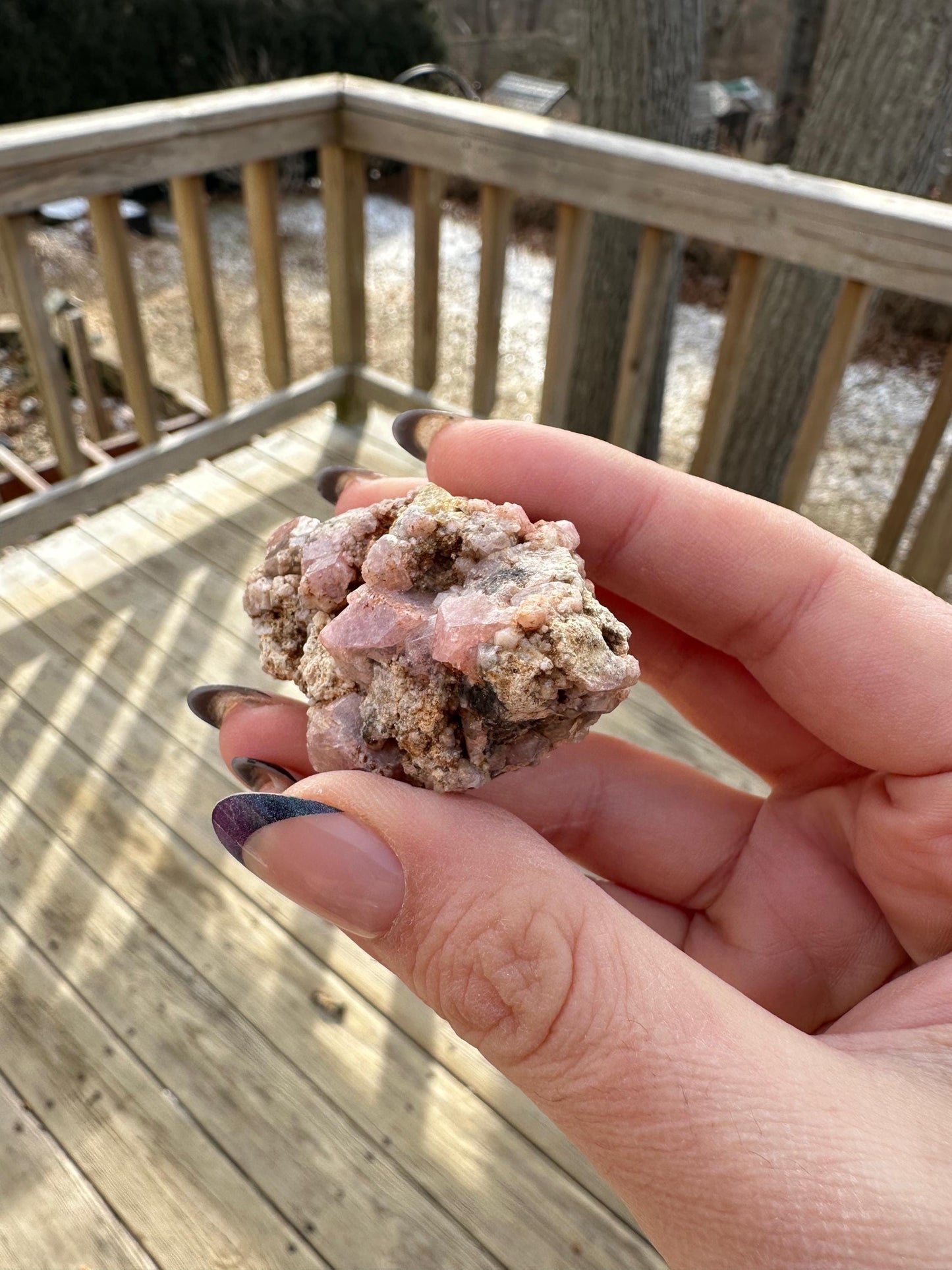 Pink Grossular Garnet from Xalostoc, Mexico