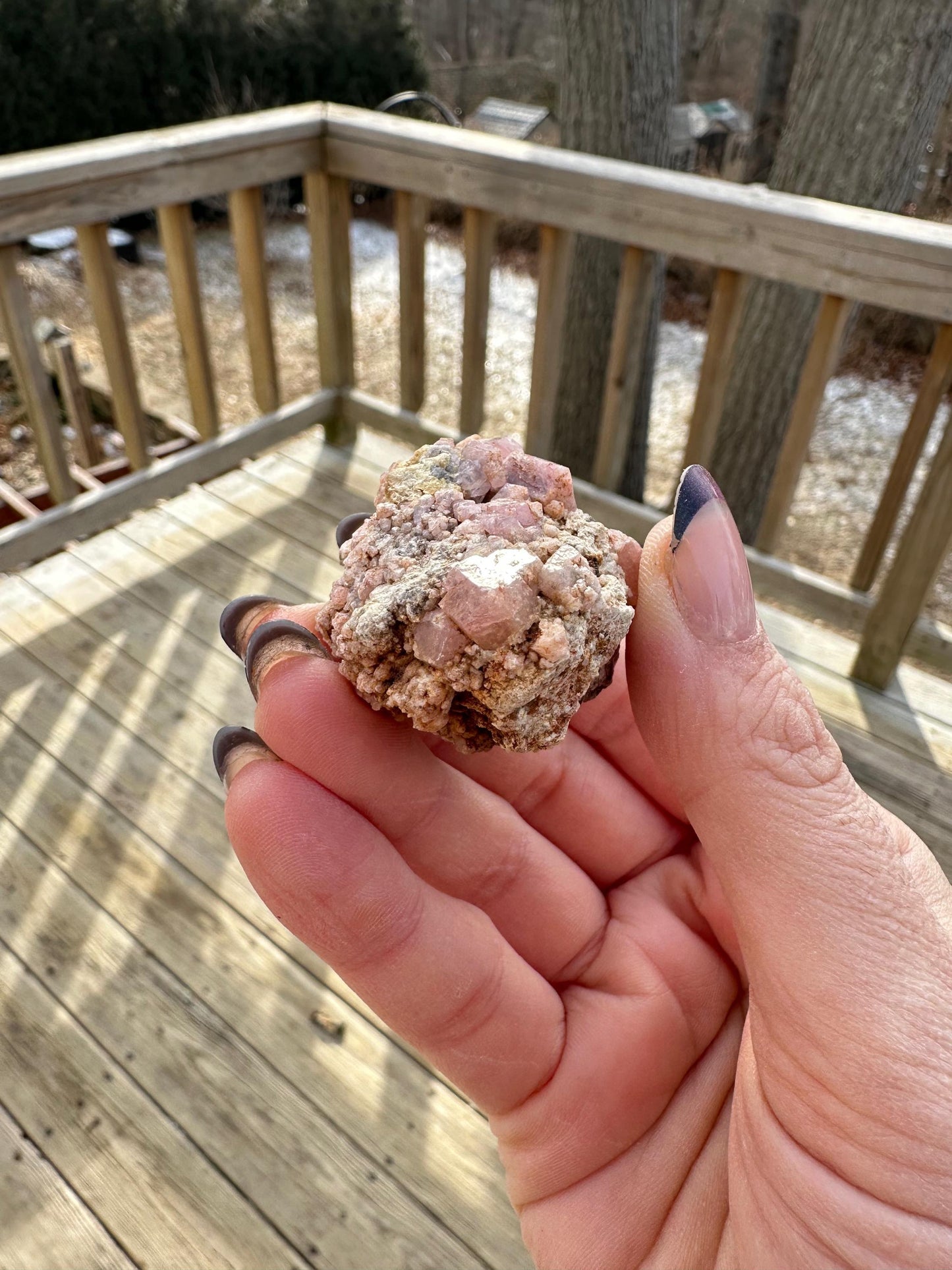 Pink Grossular Garnet from Xalostoc, Mexico