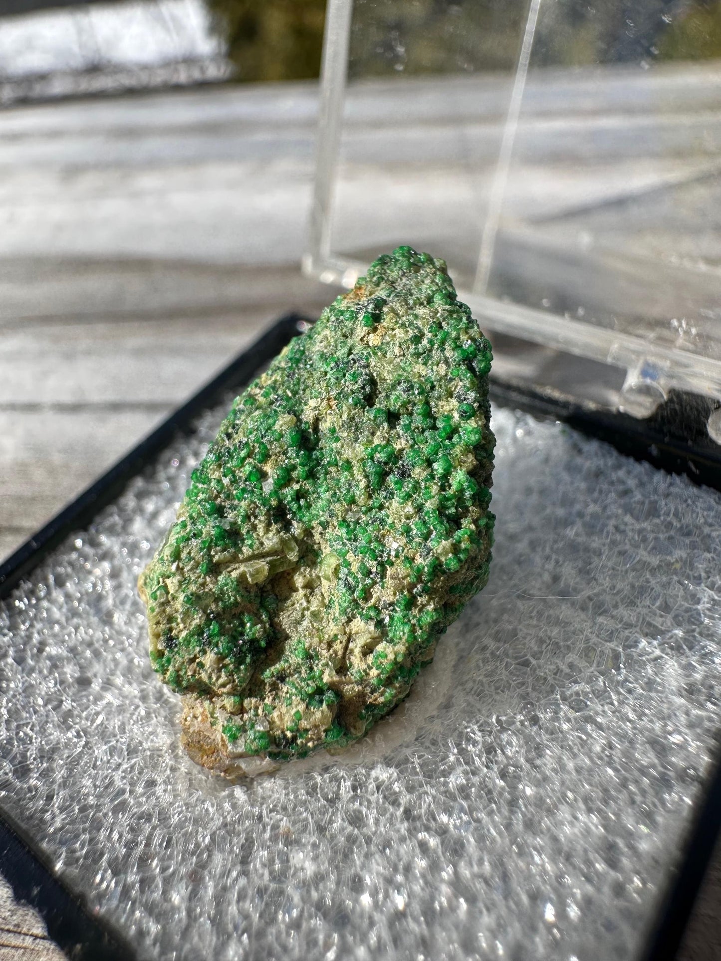 Chromium Grossular Garnet from Orford Nickel Mine Canada