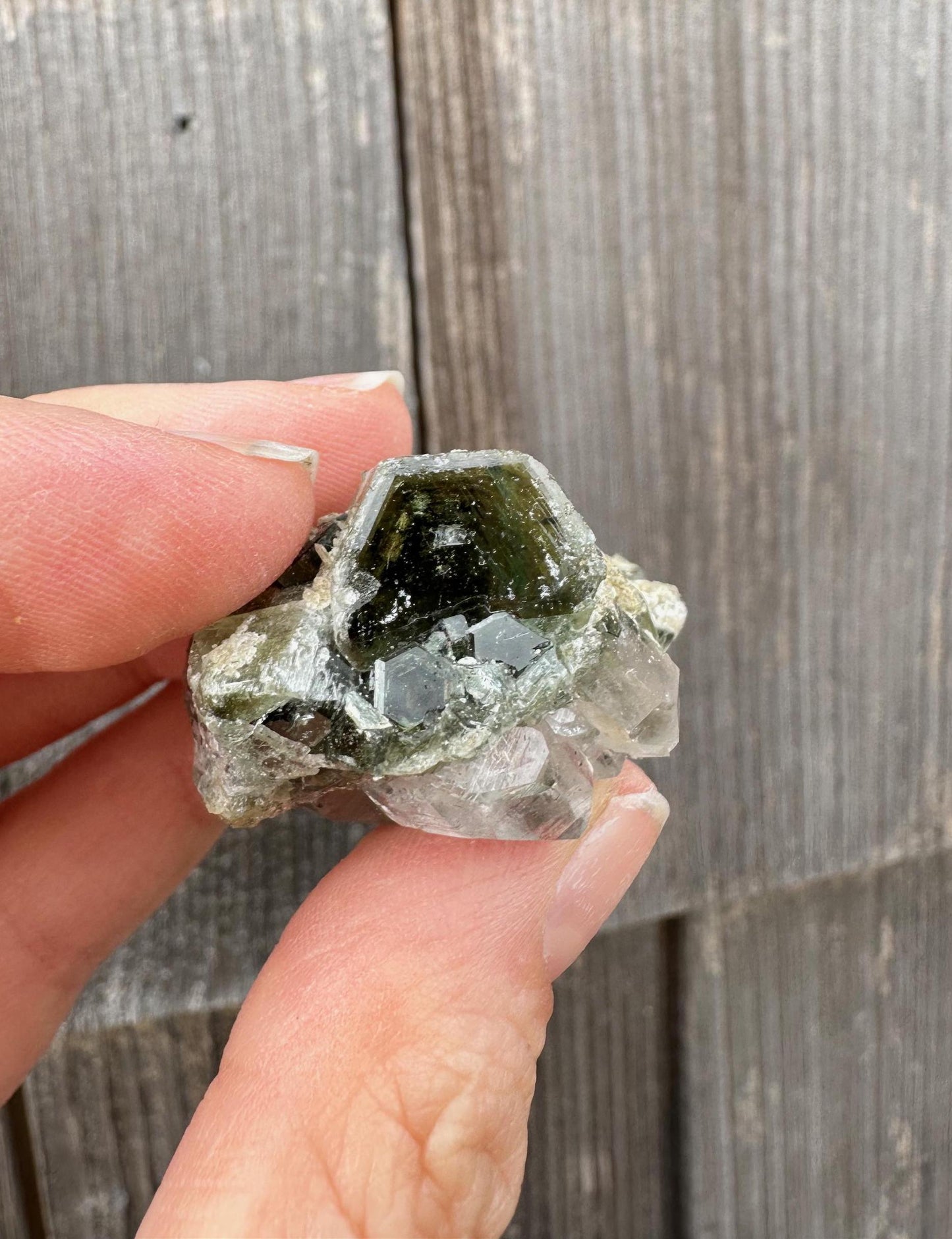 Apatite Crystals with Quartz from Panasquiera Mines Portugal