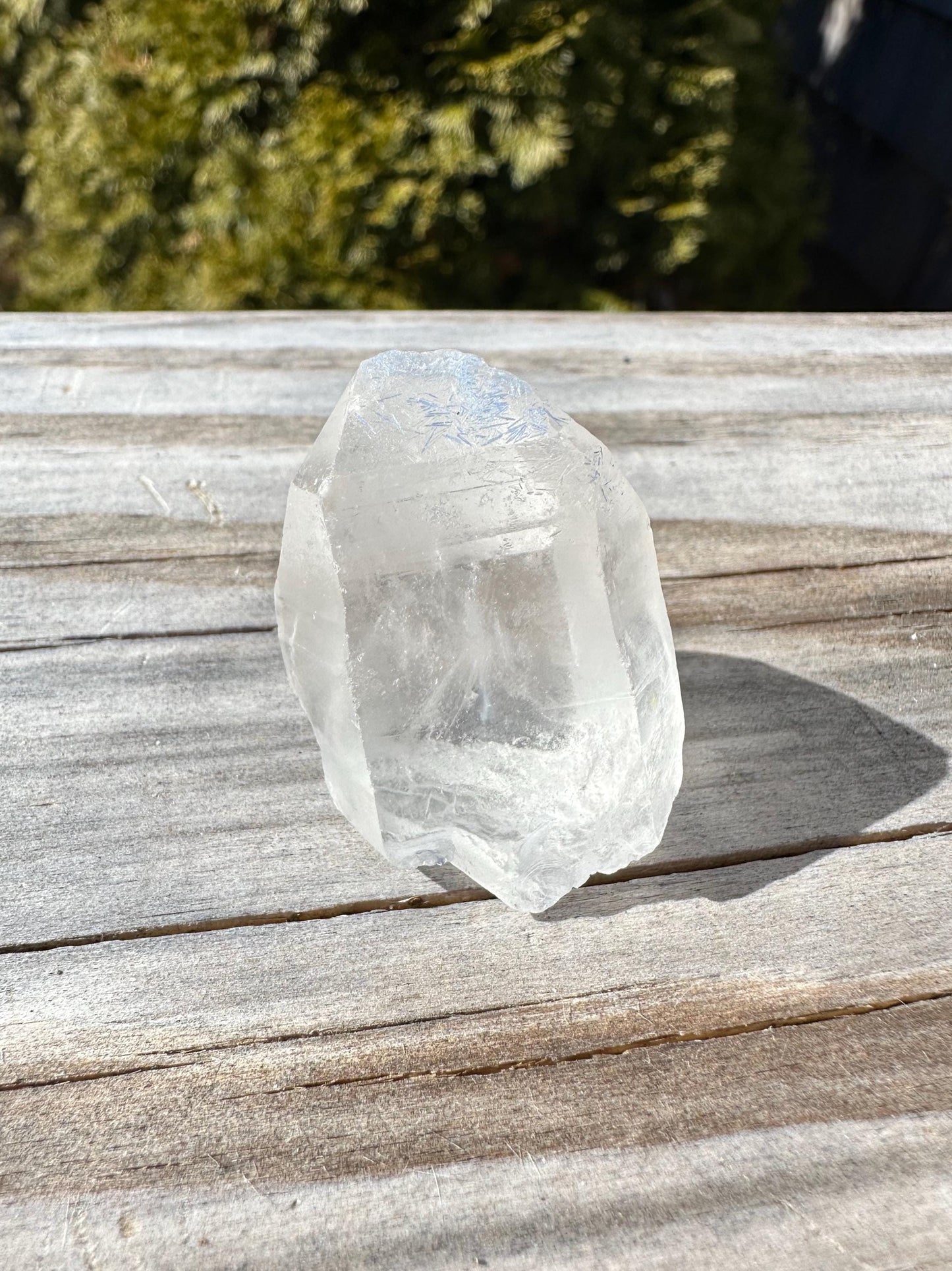 Quartz with Dumortierite Inclusions from Bahia, Brazil