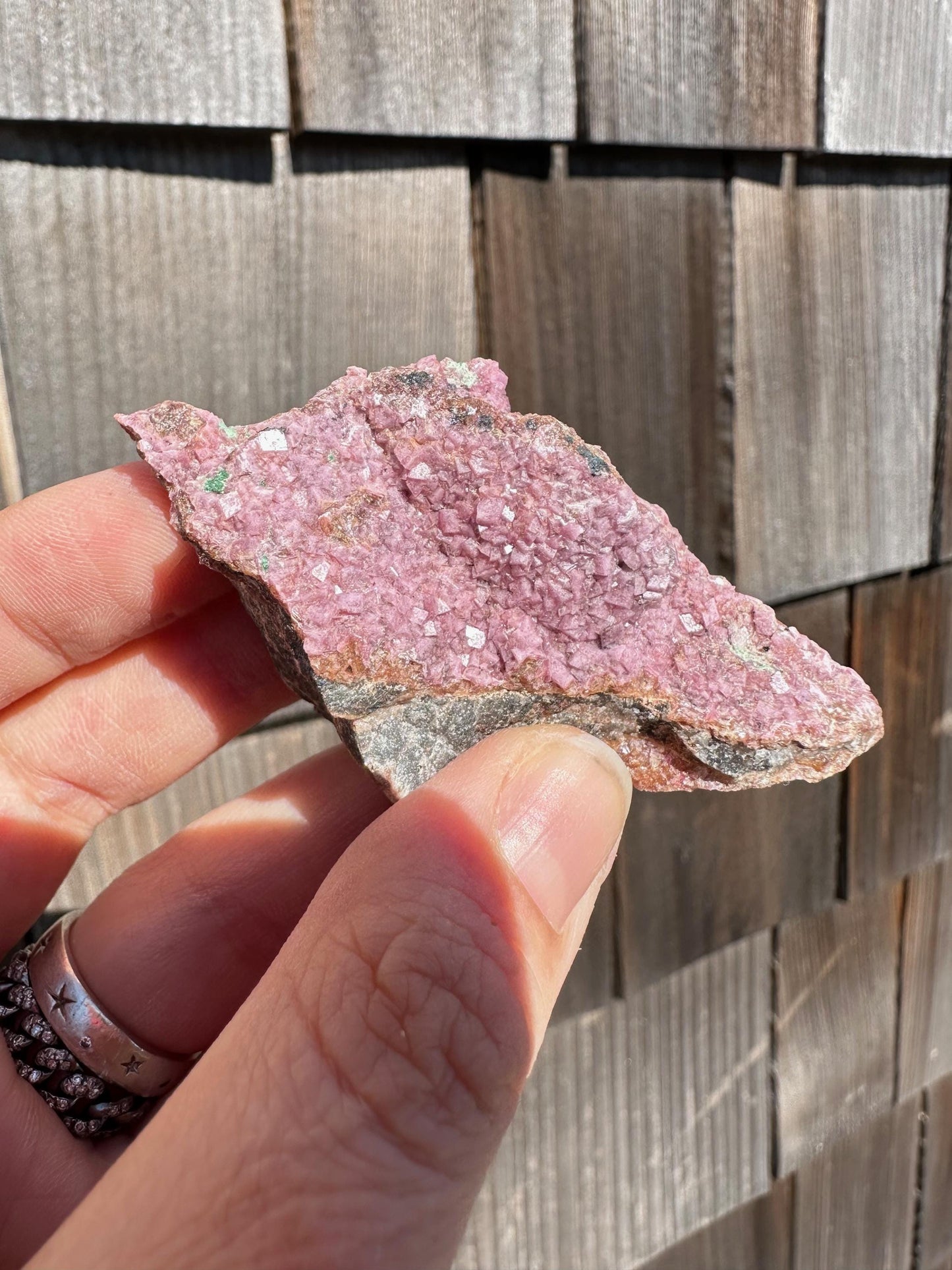 Pink Cobalto Dolomite Crystals from Morocco