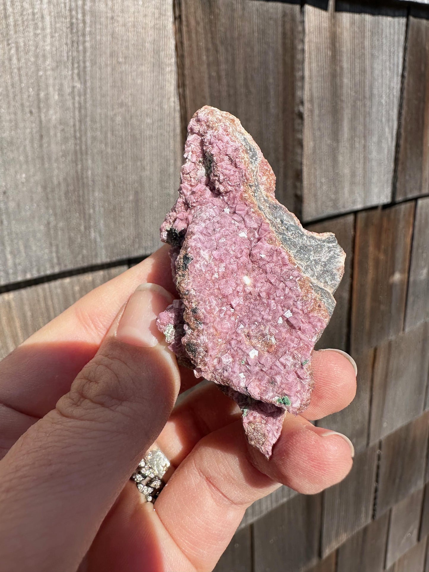 Pink Cobalto Dolomite Crystals from Morocco