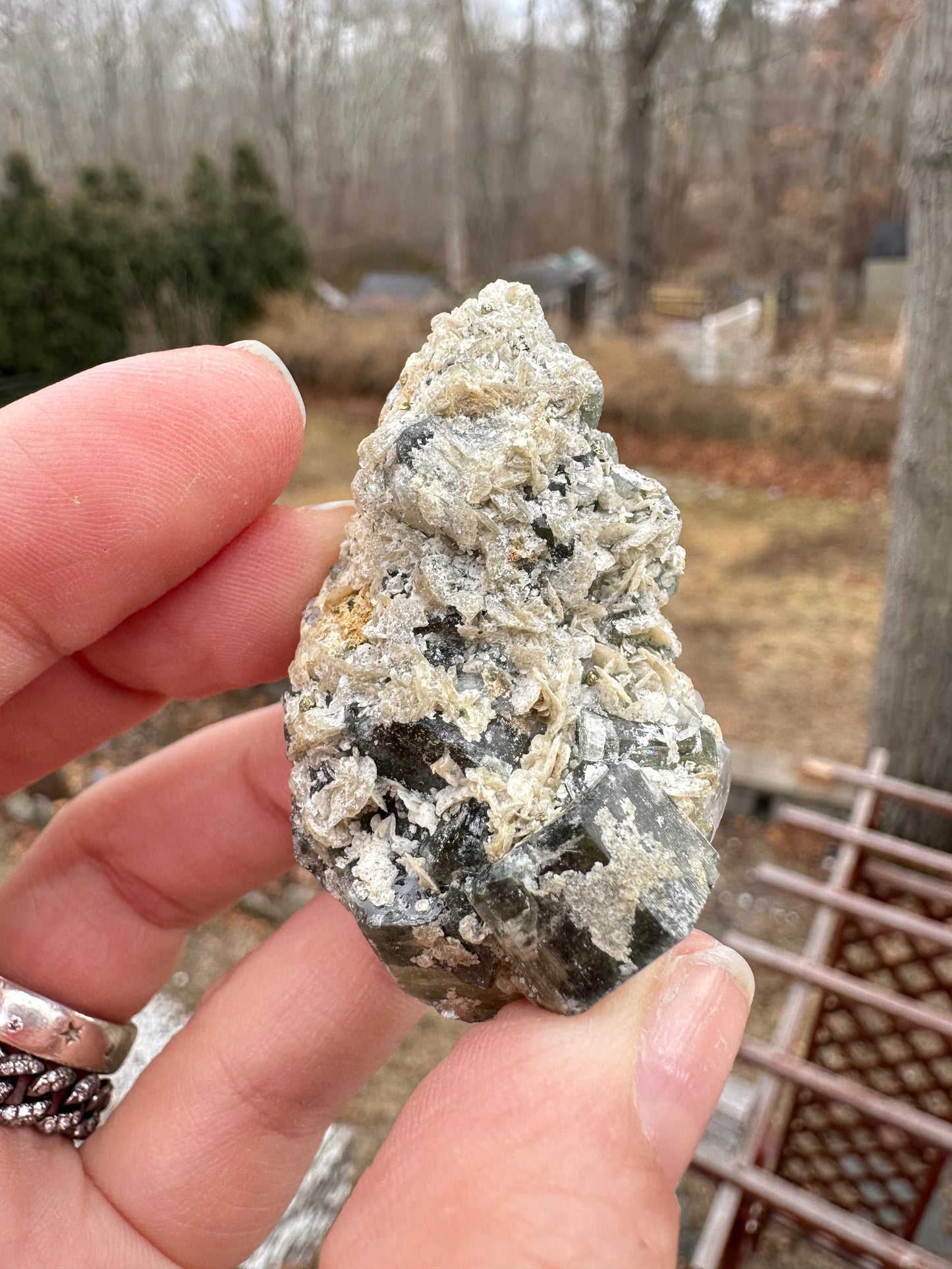 Apatite Crystals with Quartz from Panasquiera Mines Portugal