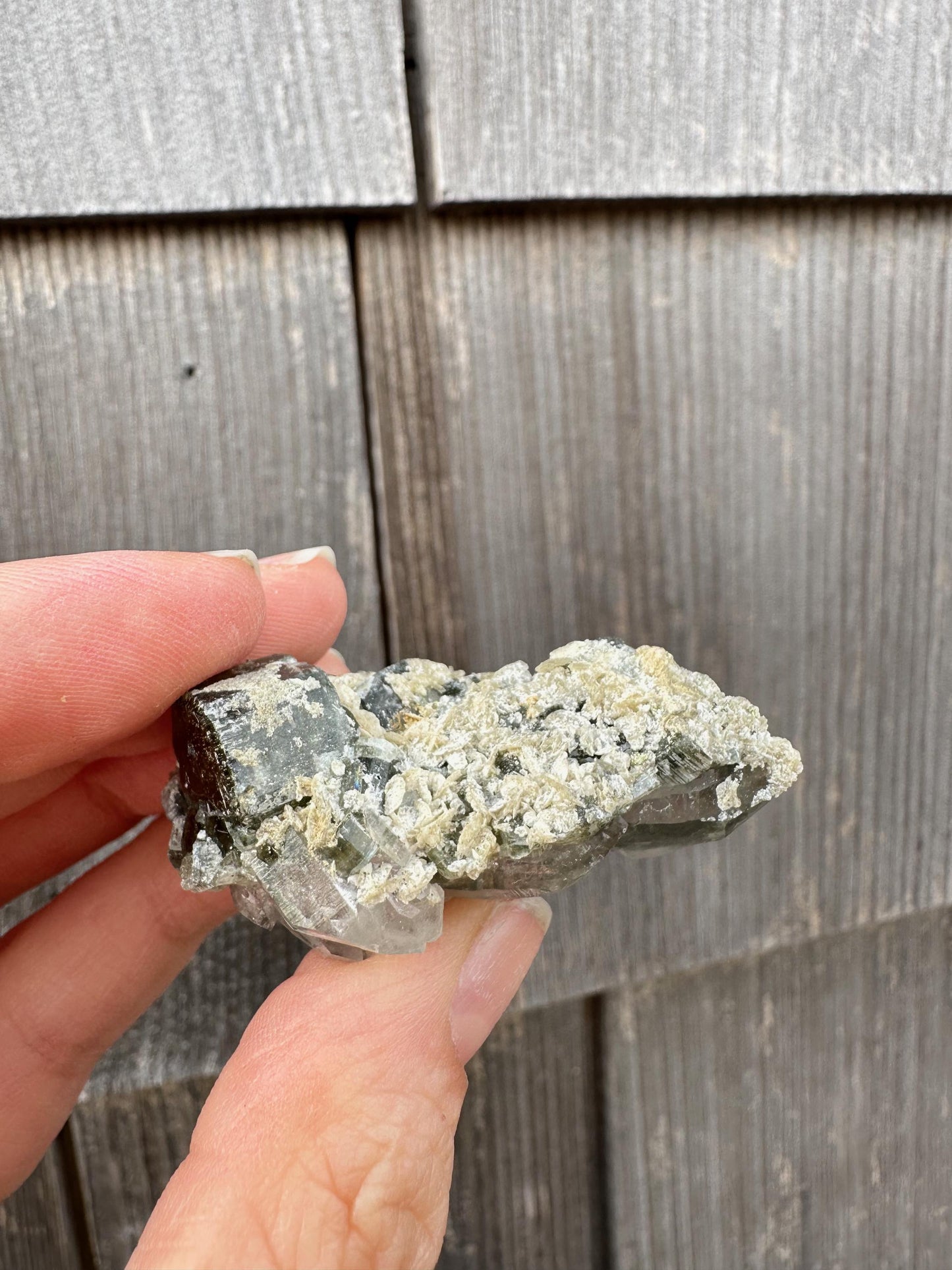 Apatite Crystals with Quartz from Panasquiera Mines Portugal