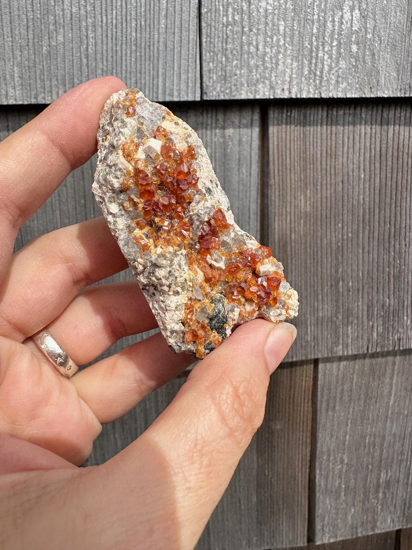 Orange Spessartine Garnets from Wushan Mine, China