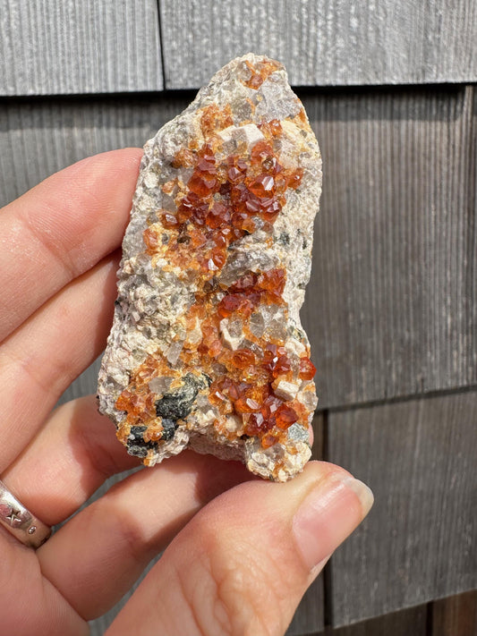 Orange Spessartine Garnets from Wushan Mine, China