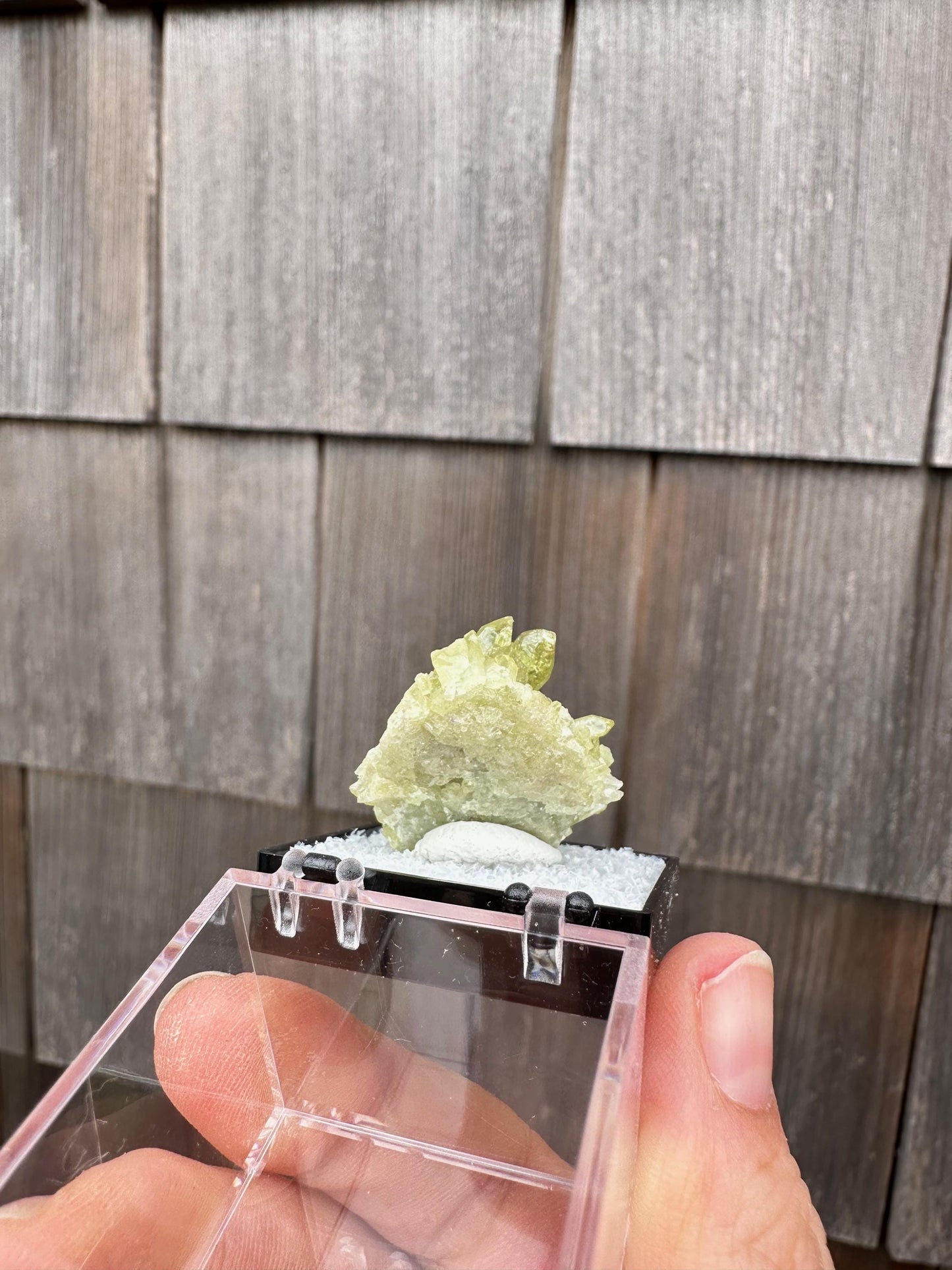 Vesuvianite Crystal Cluster from Jeffrey Mine Canada