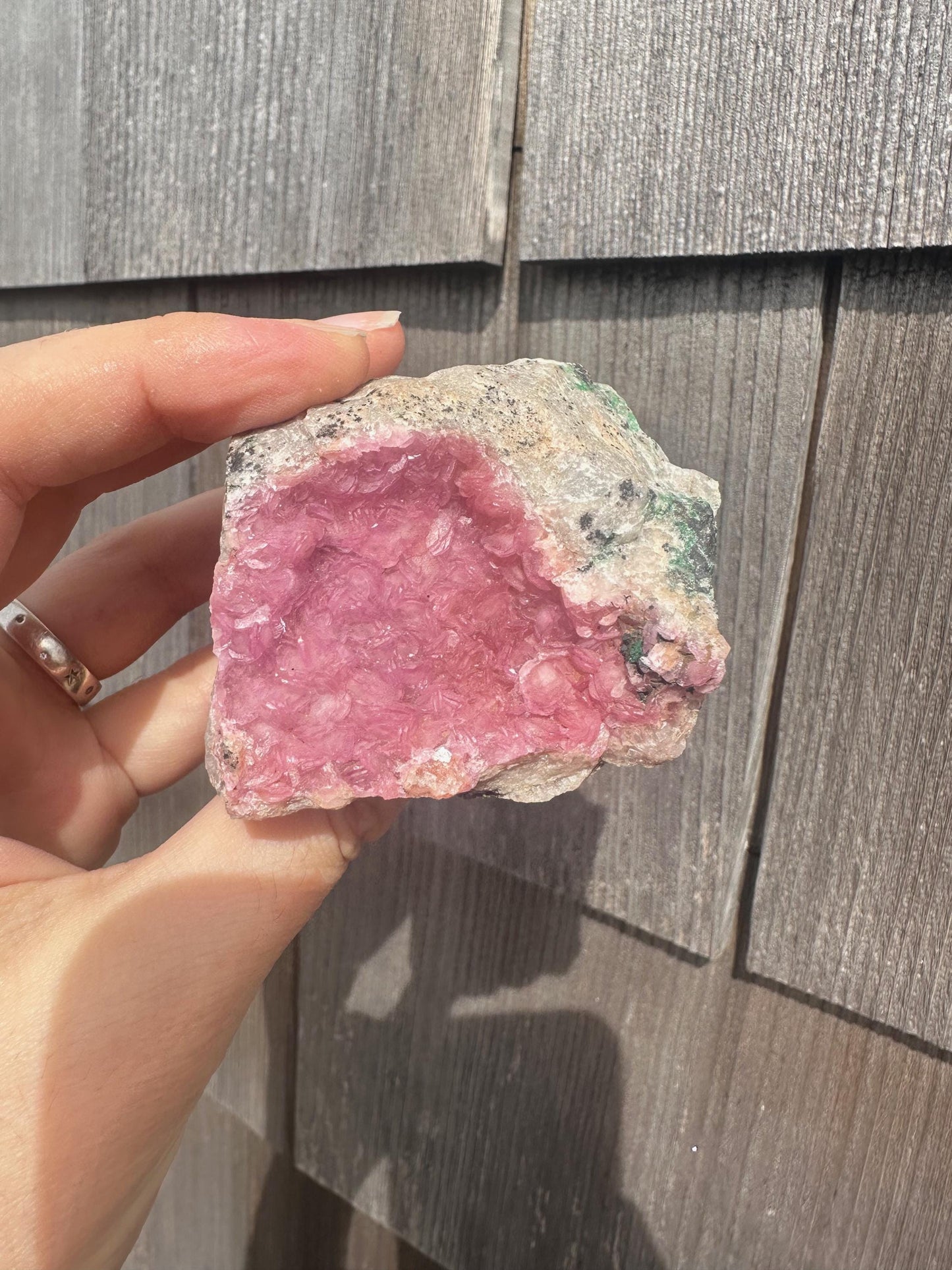 Cobaltoan Calcite Cluster from Zaire