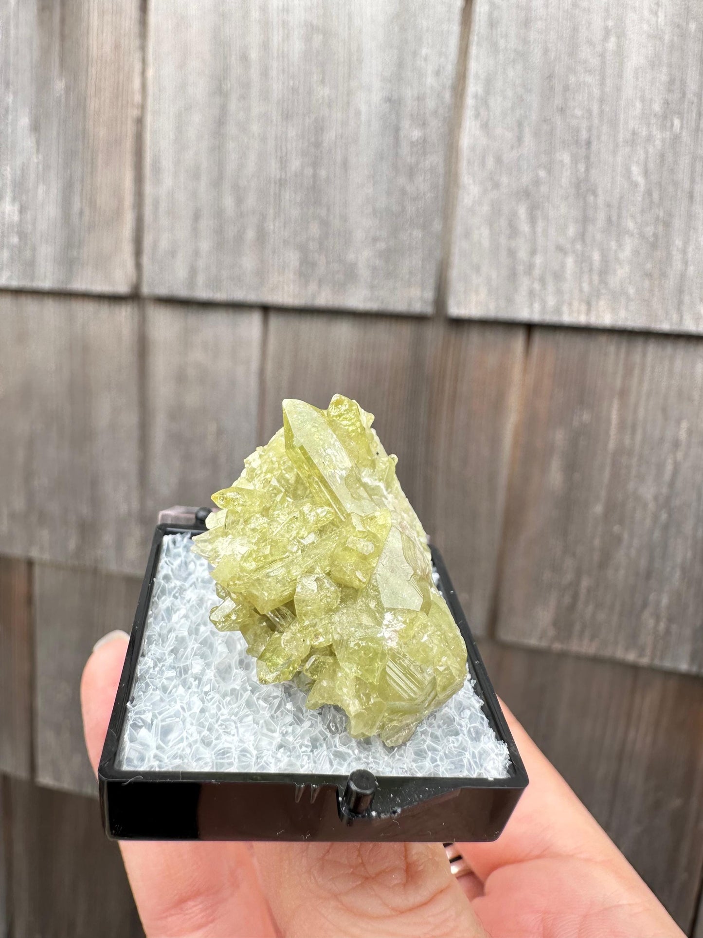 Vesuvianite Crystal Cluster from Jeffrey Mine Canada