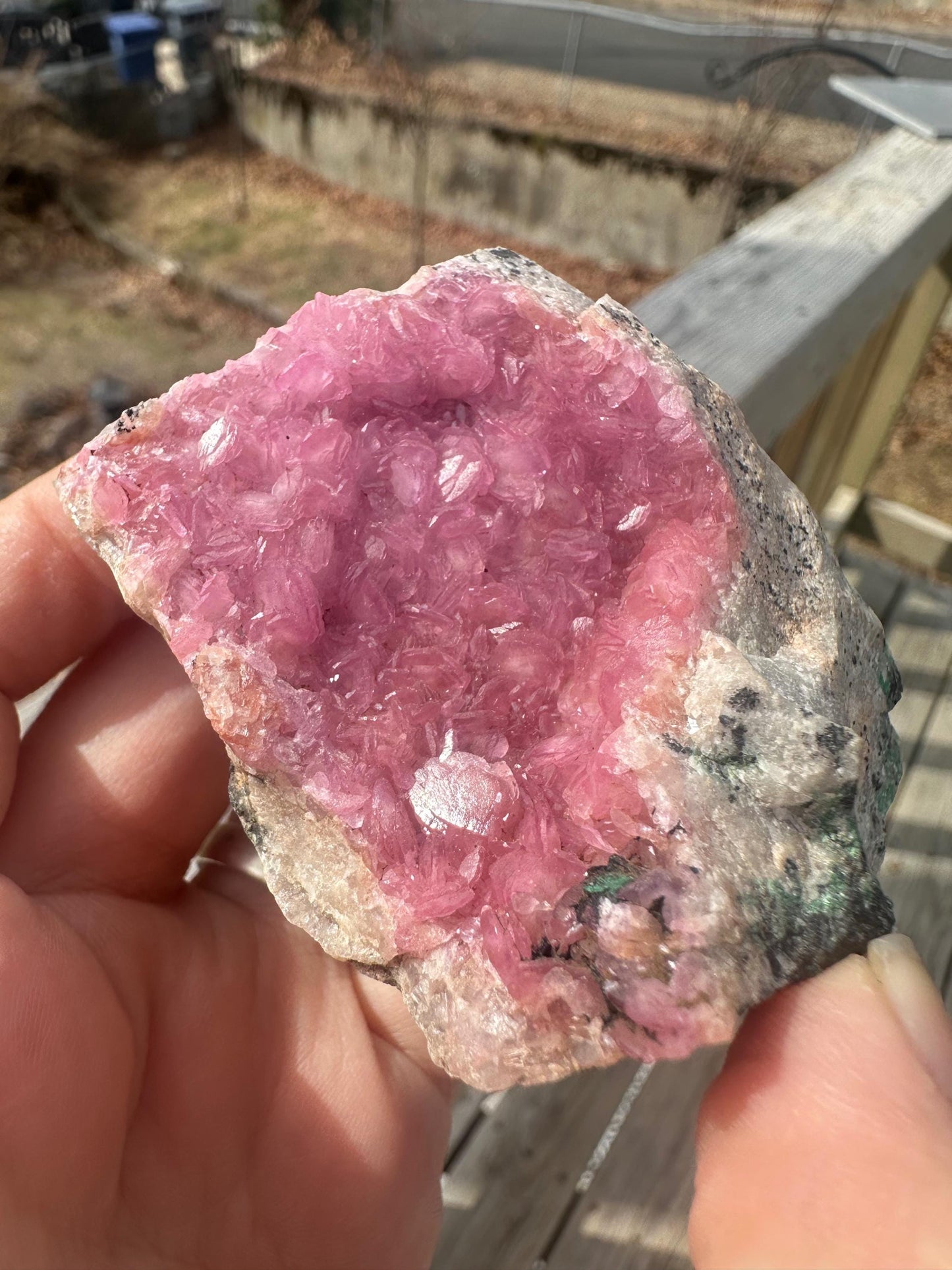 Cobaltoan Calcite Cluster from Zaire