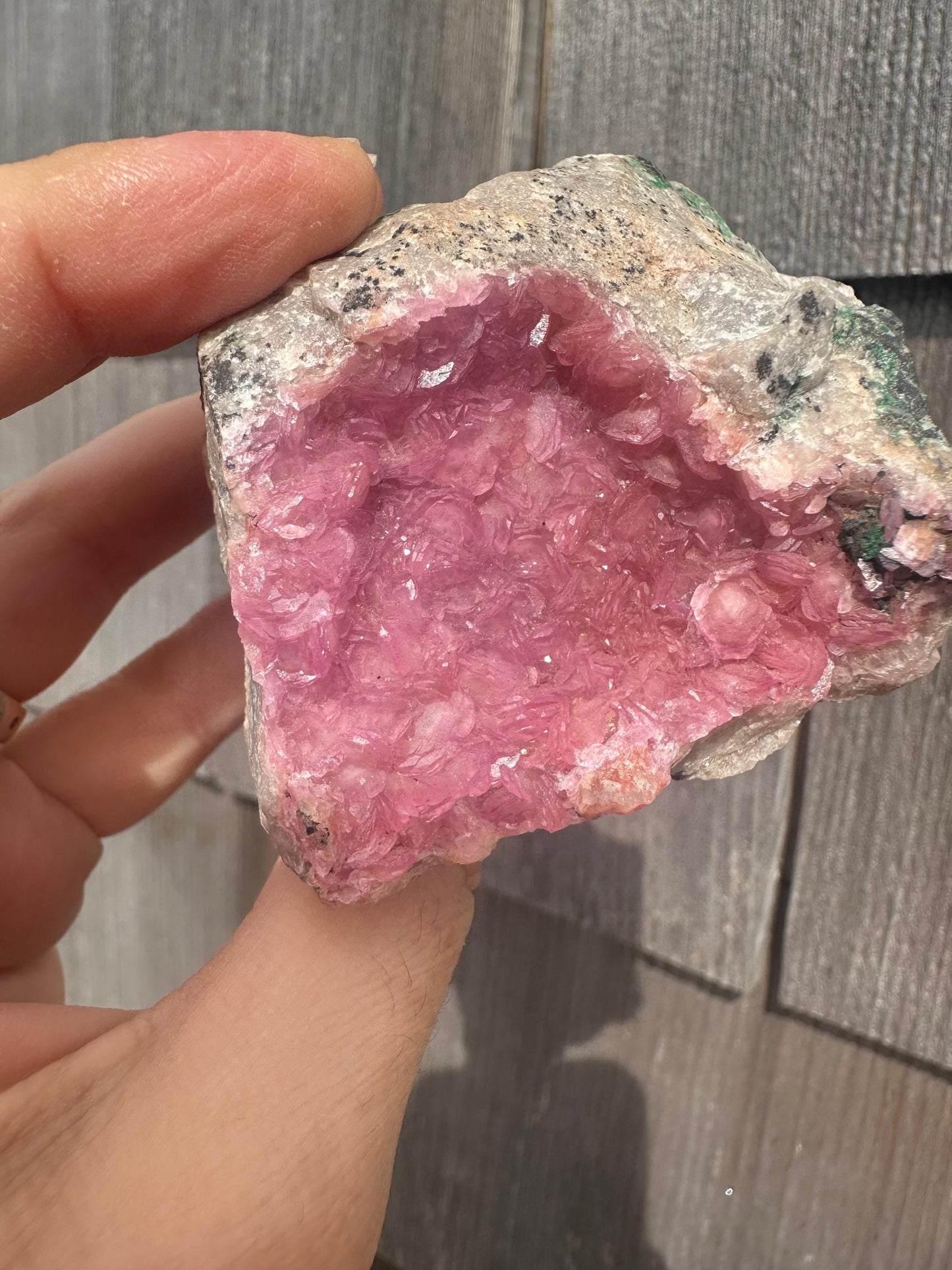 Cobaltoan Calcite Cluster from Zaire