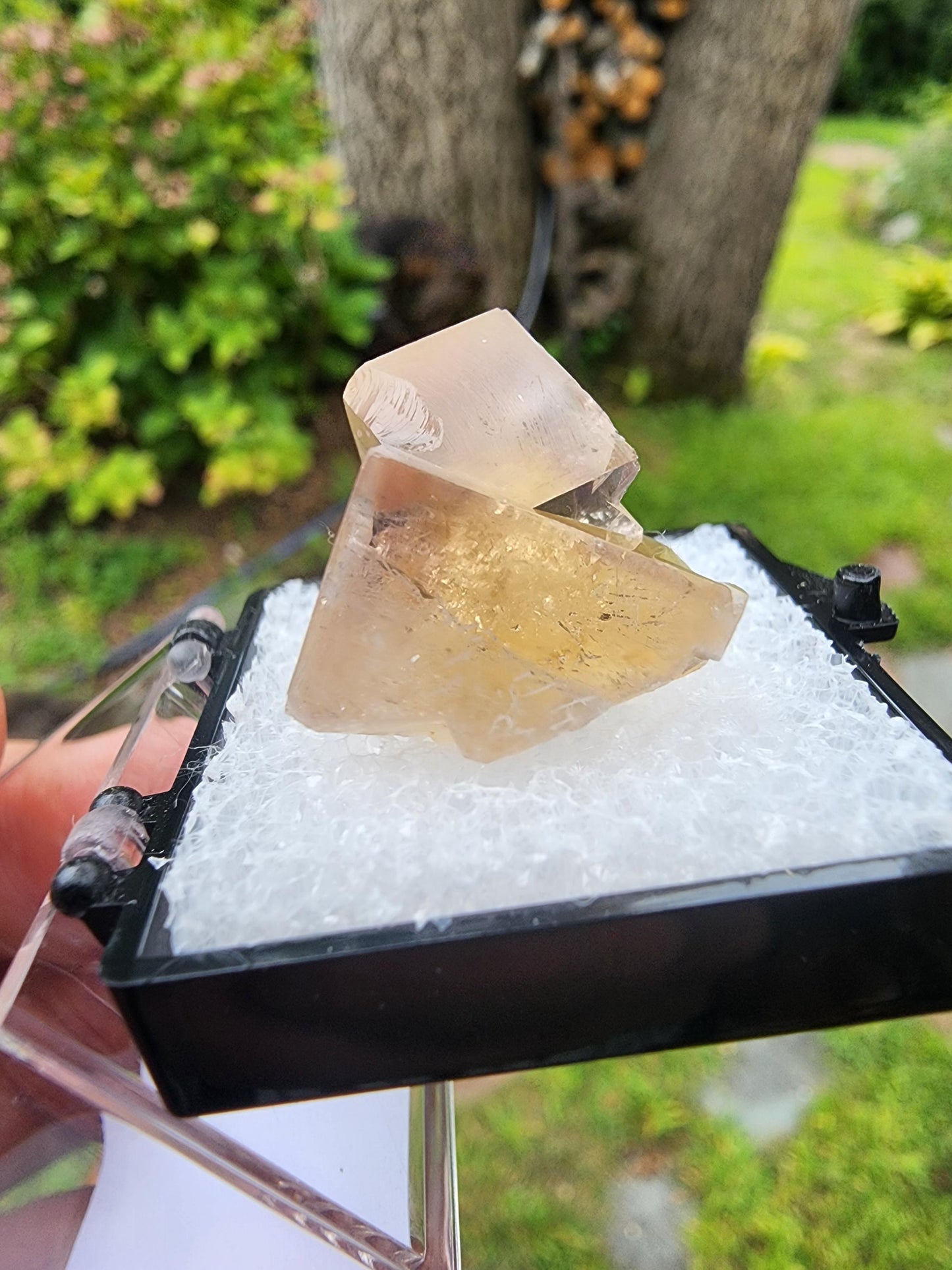 Yellow Fluorite from Bull Vein Pocket at Lady Annabella Mine UK