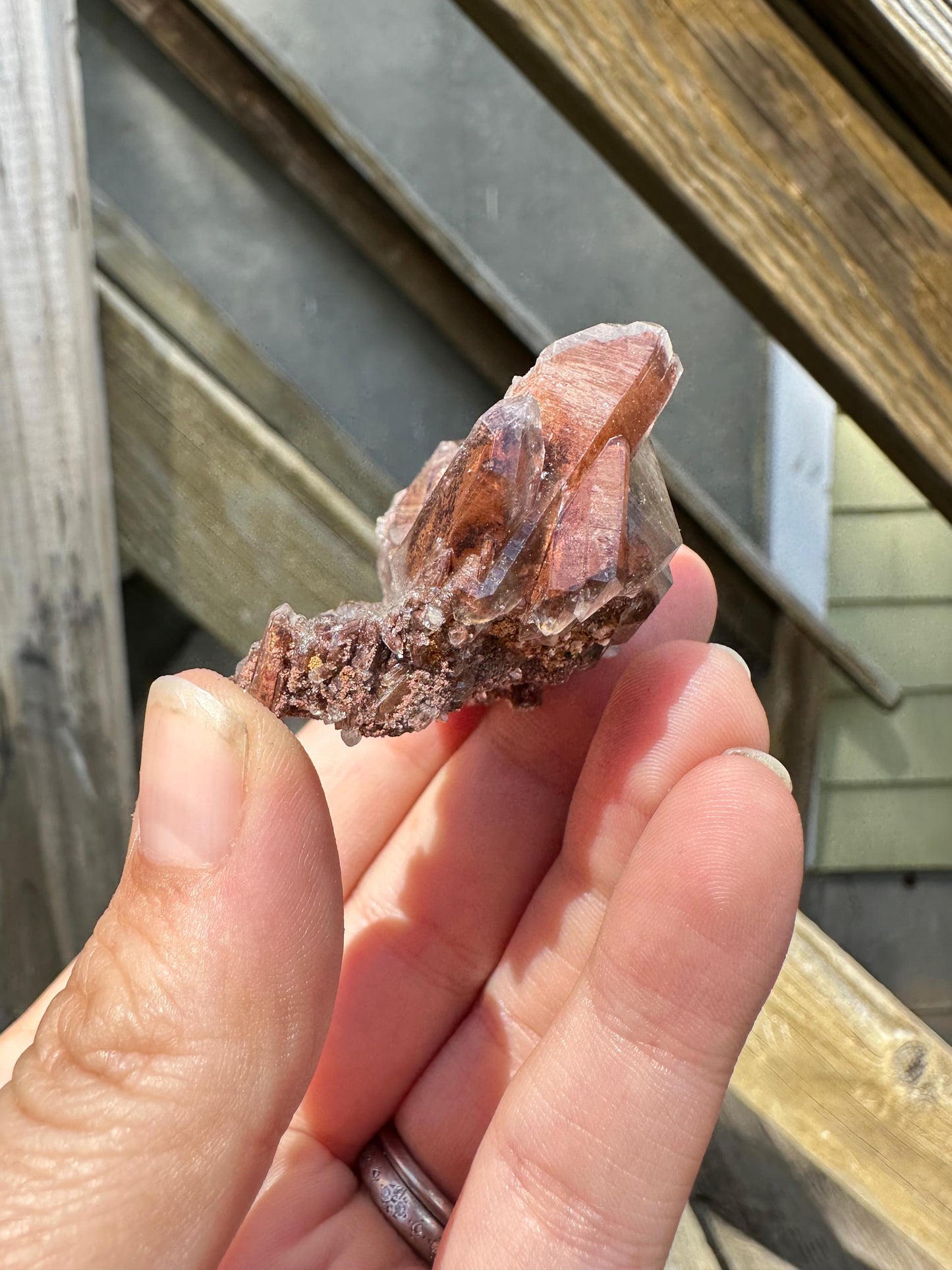 Orange River Quartz Cluster from South Africa
