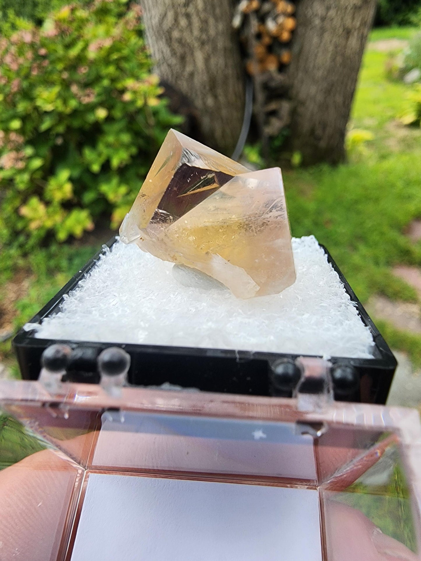 Yellow Fluorite from Bull Vein Pocket at Lady Annabella Mine UK