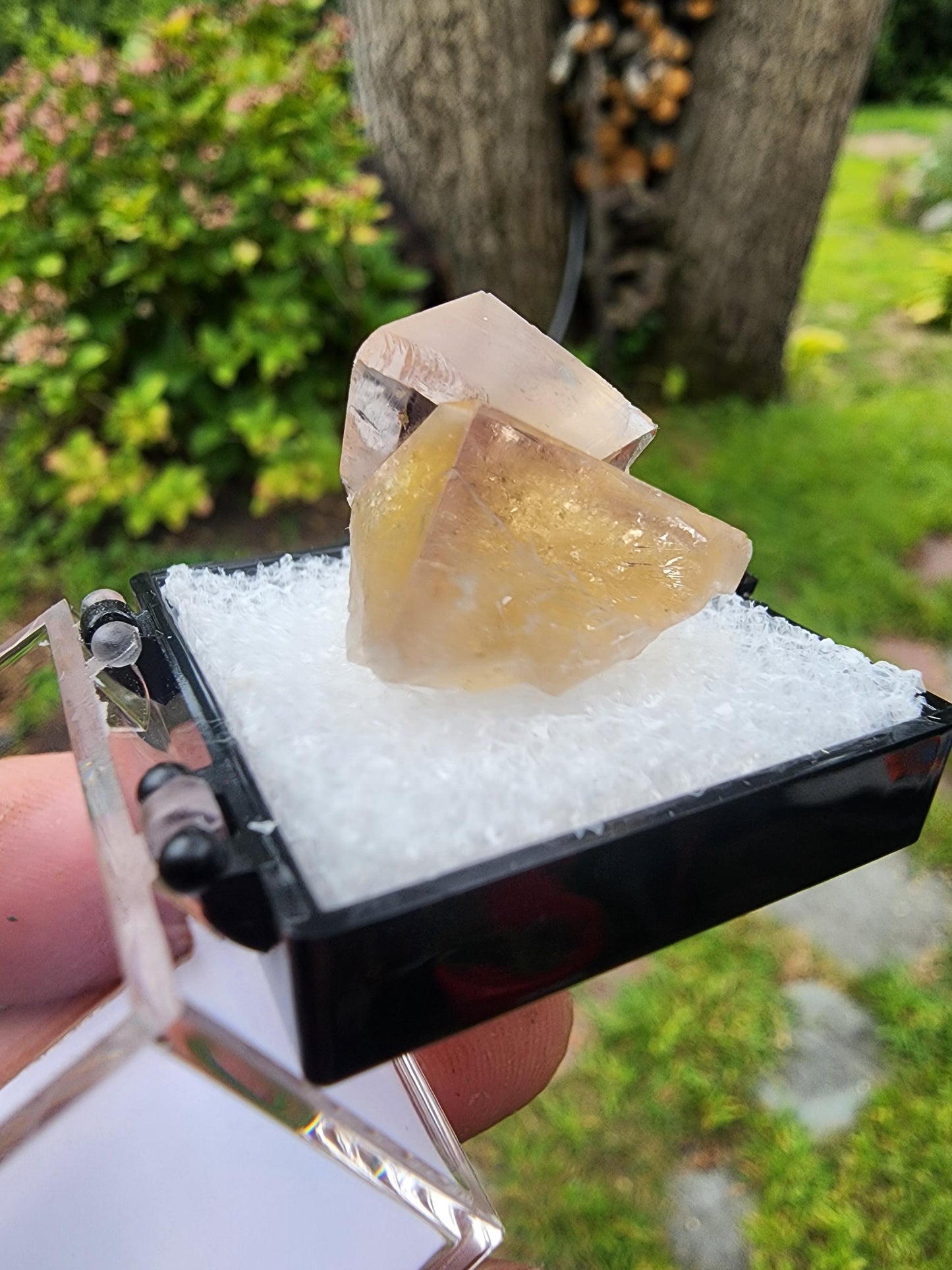 Yellow Fluorite from Bull Vein Pocket at Lady Annabella Mine UK