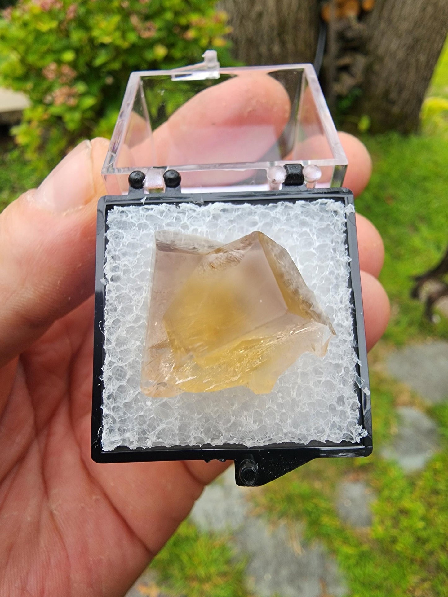 Yellow Fluorite from Bull Vein Pocket at Lady Annabella Mine UK