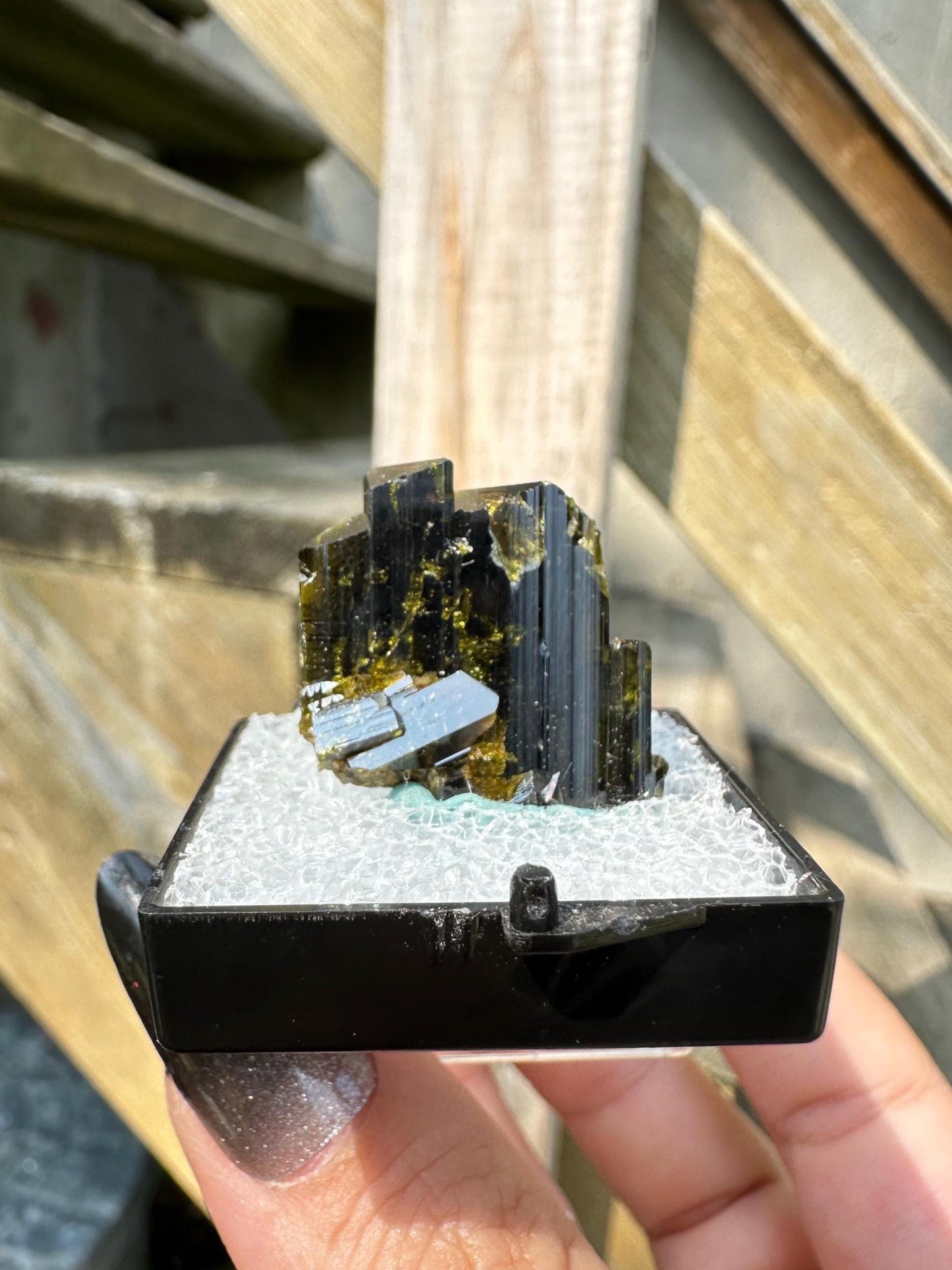 Epidote Crystals from Namibia